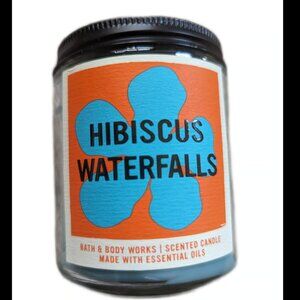 Bath and Body Works HIBISCUS WATERFALLS Single Wick Candle